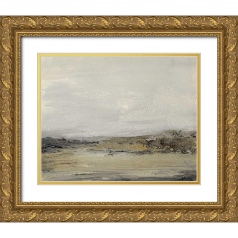 Mist II Gold Ornate Wood Framed Art Print with Double Matting by Gordon, Sharon