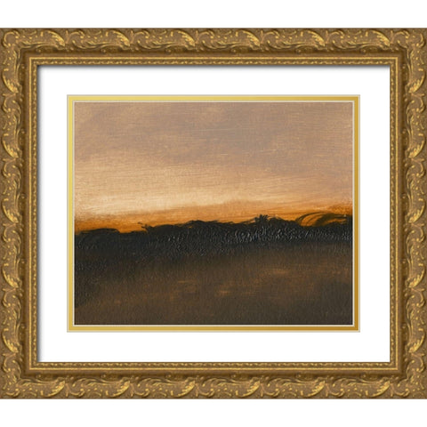 Dawning II Gold Ornate Wood Framed Art Print with Double Matting by Gordon, Sharon