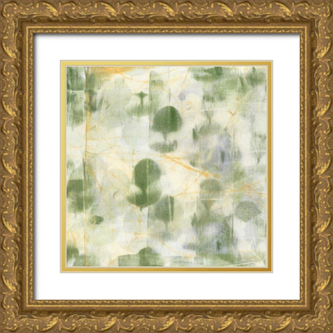 Clover I Gold Ornate Wood Framed Art Print with Double Matting by Goldberger, Jennifer