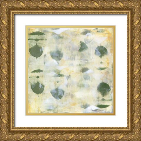 Clover II Gold Ornate Wood Framed Art Print with Double Matting by Goldberger, Jennifer