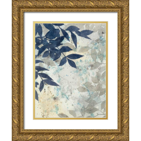Aquarelle Shadows I Gold Ornate Wood Framed Art Print with Double Matting by Meagher, Megan