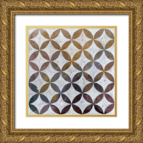 Royal Pattern II Gold Ornate Wood Framed Art Print with Double Matting by Meagher, Megan