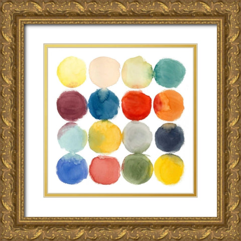 Transference I Gold Ornate Wood Framed Art Print with Double Matting by Meagher, Megan