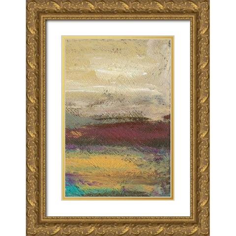 Desertscape II Gold Ornate Wood Framed Art Print with Double Matting by Choate, Lisa