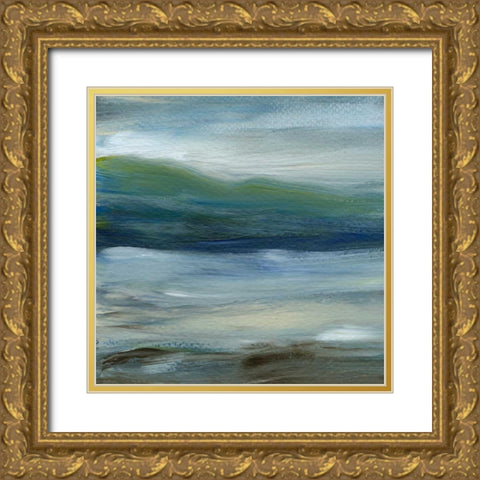 Denim Dance I Gold Ornate Wood Framed Art Print with Double Matting by Choate, Lisa