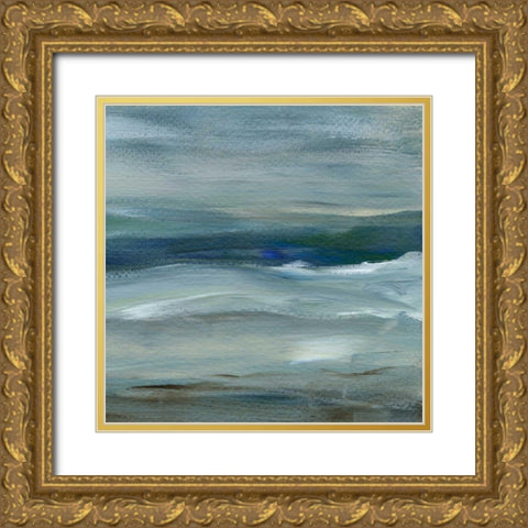 Denim Dance II Gold Ornate Wood Framed Art Print with Double Matting by Choate, Lisa