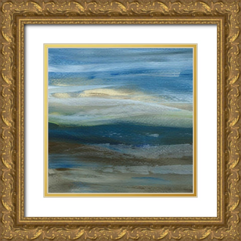 Denim Dance III Gold Ornate Wood Framed Art Print with Double Matting by Choate, Lisa