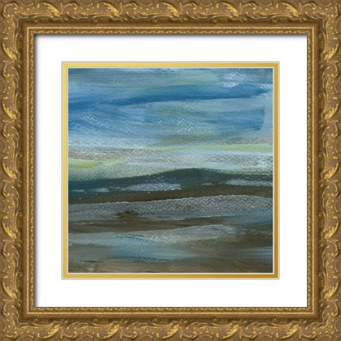 Denim Dance IV Gold Ornate Wood Framed Art Print with Double Matting by Choate, Lisa