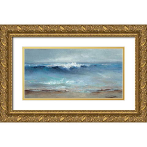 Northeast Wind Gold Ornate Wood Framed Art Print with Double Matting by Long, Christina