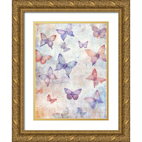 In Flight II Gold Ornate Wood Framed Art Print with Double Matting by OToole, Tim