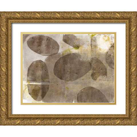 River Rock II Gold Ornate Wood Framed Art Print with Double Matting by Goldberger, Jennifer