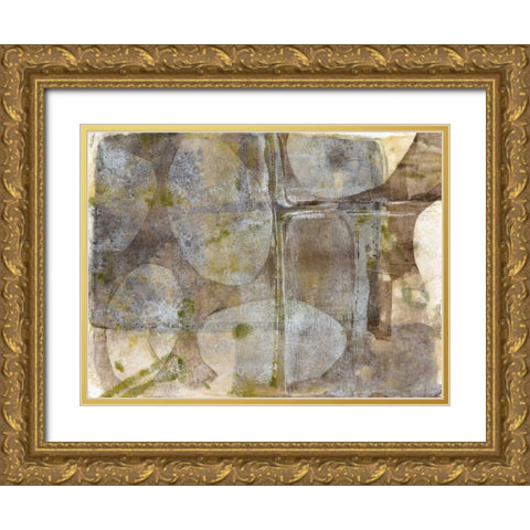 River Rock III Gold Ornate Wood Framed Art Print with Double Matting by Goldberger, Jennifer