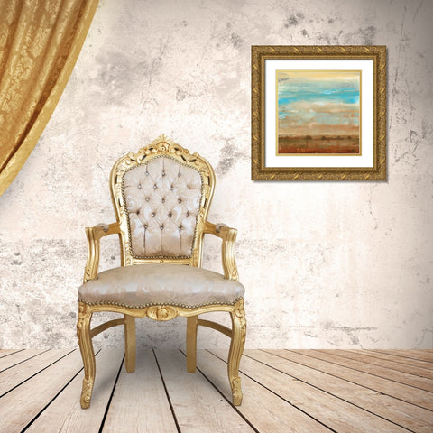 Landscape Impressions II Gold Ornate Wood Framed Art Print with Double Matting by OToole, Tim