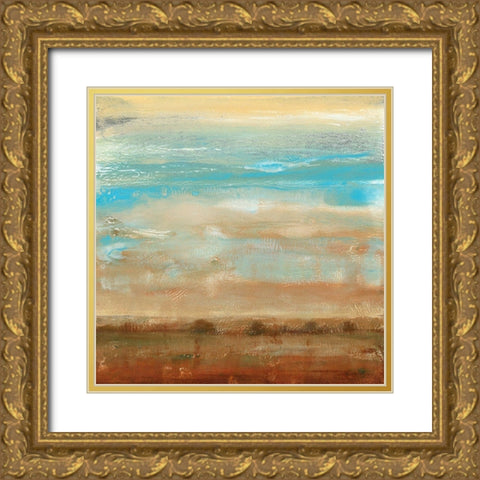 Landscape Impressions II Gold Ornate Wood Framed Art Print with Double Matting by OToole, Tim