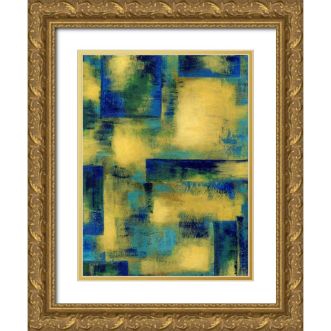 Unconditional I Gold Ornate Wood Framed Art Print with Double Matting by Stramel, Renee W.