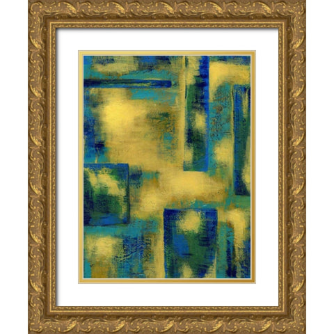 Unconditional II Gold Ornate Wood Framed Art Print with Double Matting by Stramel, Renee W.