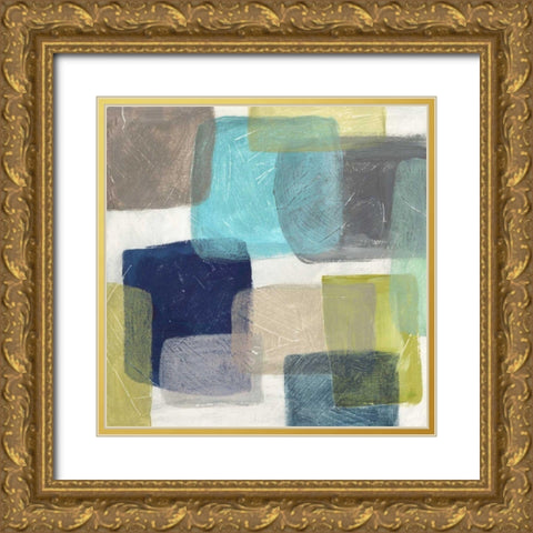 Transparency I Gold Ornate Wood Framed Art Print with Double Matting by Meagher, Megan