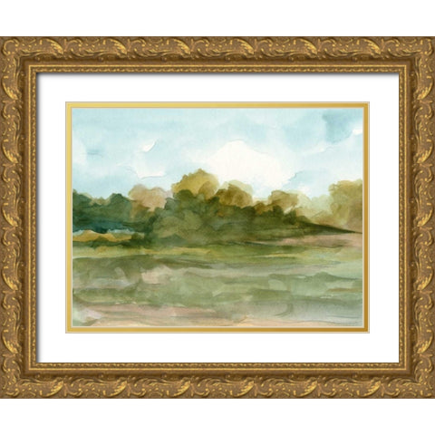 Watercolour Sketchbook II Gold Ornate Wood Framed Art Print with Double Matting by Harper, Ethan