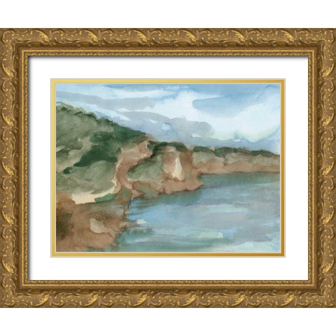 Watercolour Sketchbook VII Gold Ornate Wood Framed Art Print with Double Matting by Harper, Ethan