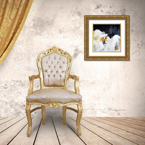 Expel II Gold Ornate Wood Framed Art Print with Double Matting by Edmunds, Sydney