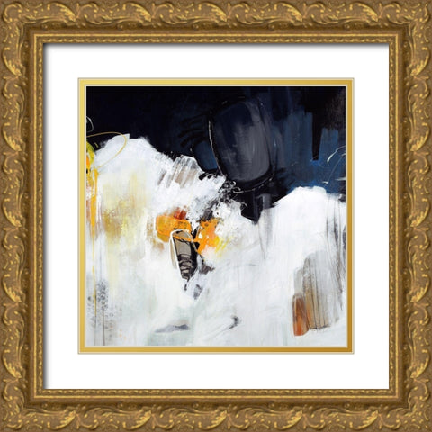 Expel II Gold Ornate Wood Framed Art Print with Double Matting by Edmunds, Sydney