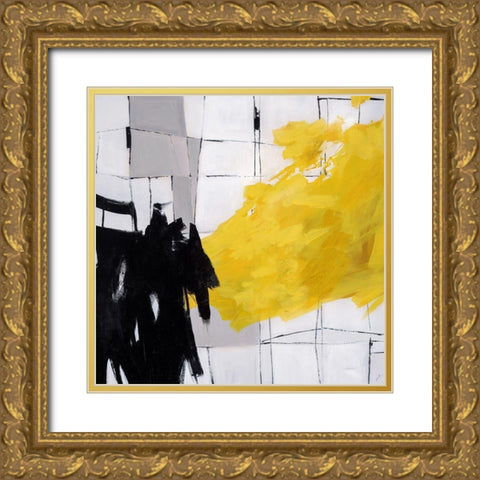 Happy Go Lucky Gold Ornate Wood Framed Art Print with Double Matting by Edmunds, Sydney