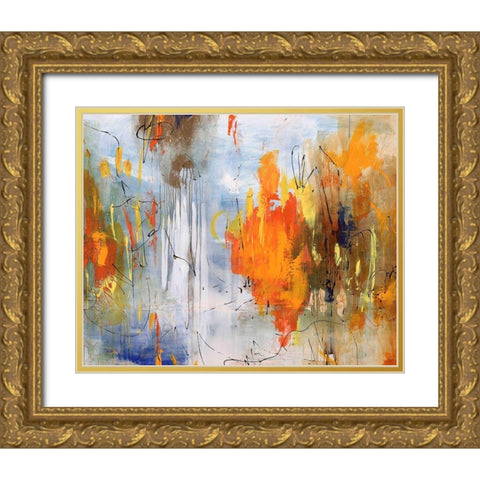 Sundowners Gold Ornate Wood Framed Art Print with Double Matting by Schicker, Joshua