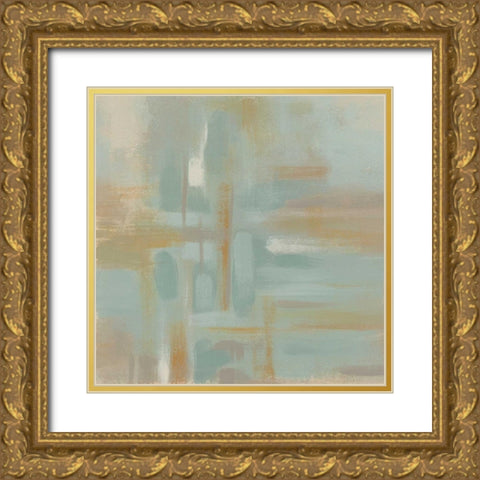 Mirage I Gold Ornate Wood Framed Art Print with Double Matting by Vess, June Erica