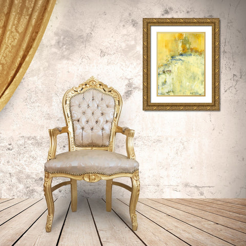 Among the Yellows II Gold Ornate Wood Framed Art Print with Double Matting by Bothne, Janet