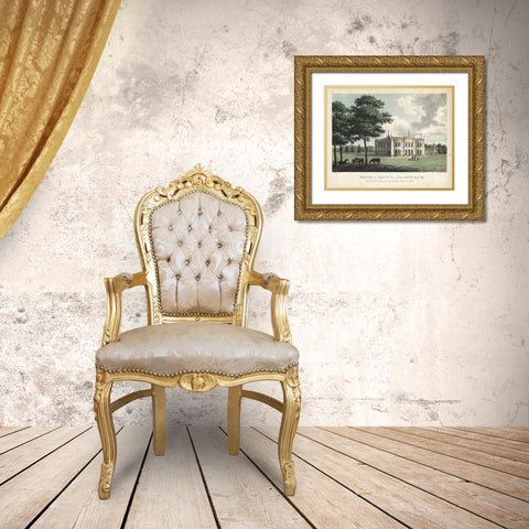 Watts Views III Gold Ornate Wood Framed Art Print with Double Matting by Watts, W.