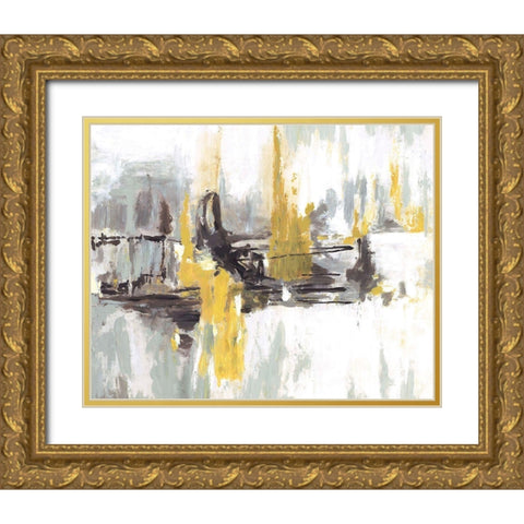 At the End of the Day Gold Ornate Wood Framed Art Print with Double Matting by Circle Art Group