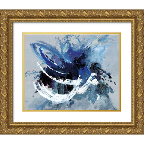 Carpe Diem Gold Ornate Wood Framed Art Print with Double Matting by Circle Art Group