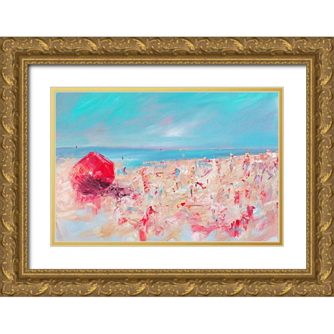 Spring Break I Gold Ornate Wood Framed Art Print with Double Matting by Circle Art Group