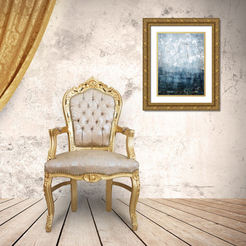 Caveman Marks II Gold Ornate Wood Framed Art Print with Double Matting by Taylor, Kari