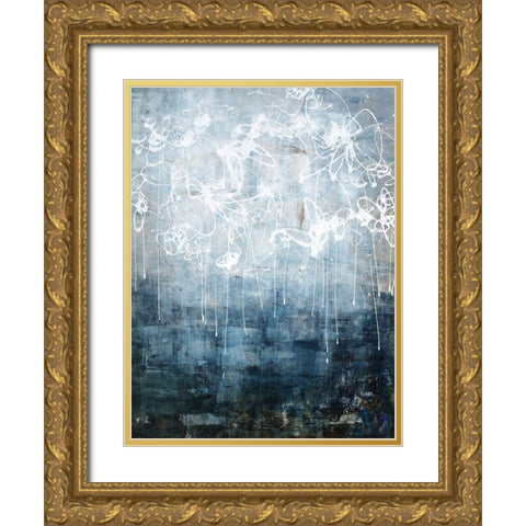 Caveman Marks II Gold Ornate Wood Framed Art Print with Double Matting by Taylor, Kari