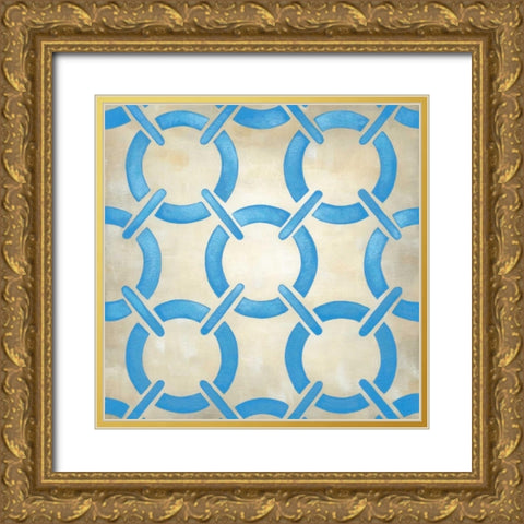 Classical Symmetry XI Gold Ornate Wood Framed Art Print with Double Matting by Zarris, Chariklia