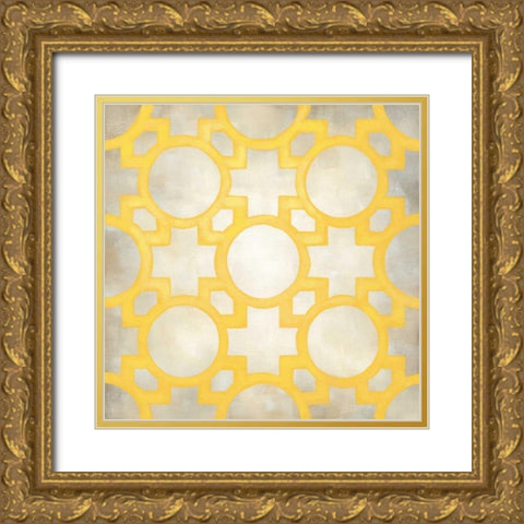 Classical Symmetry XIV Gold Ornate Wood Framed Art Print with Double Matting by Zarris, Chariklia