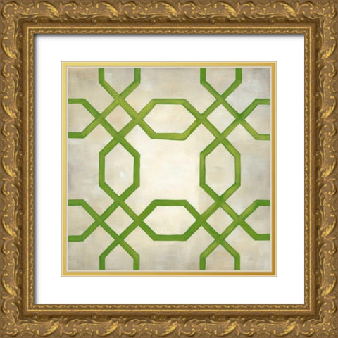 Classical Symmetry XV Gold Ornate Wood Framed Art Print with Double Matting by Zarris, Chariklia