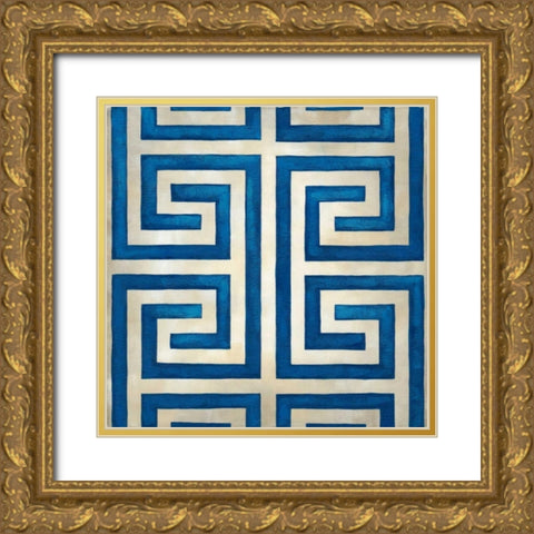 Classical Symmetry XVI Gold Ornate Wood Framed Art Print with Double Matting by Zarris, Chariklia