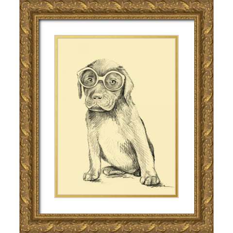 Lucky Gold Ornate Wood Framed Art Print with Double Matting by Meagher, Megan