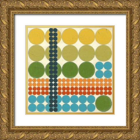 Arcade I Gold Ornate Wood Framed Art Print with Double Matting by Vess, June Erica