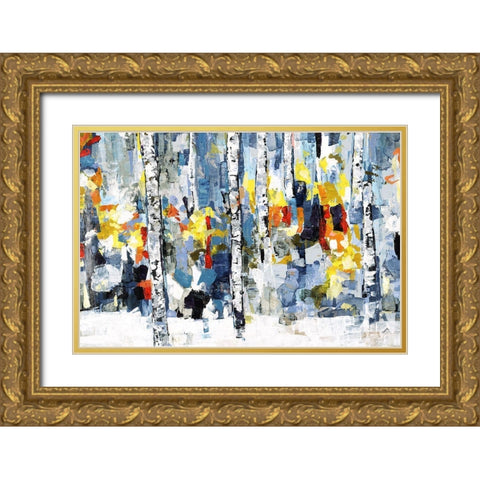 Natures Chorus Gold Ornate Wood Framed Art Print with Double Matting by Henry, Alexys