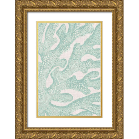 Coastal Christmas Collection F Gold Ornate Wood Framed Art Print with Double Matting by Vision Studio