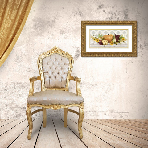 Sweet Autumn Collection C Gold Ornate Wood Framed Art Print with Double Matting by Popp, Grace