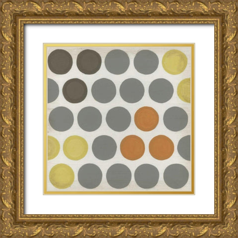 Marquee Lights IV Gold Ornate Wood Framed Art Print with Double Matting by Vess, June Erica