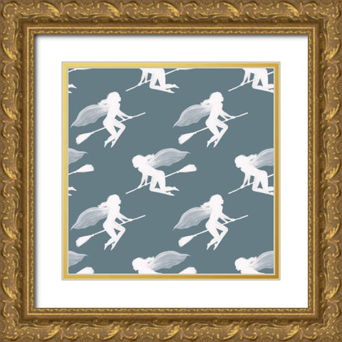 Harvest Moon Collection I Gold Ornate Wood Framed Art Print with Double Matting by Popp, Grace