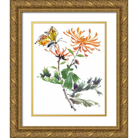 Summer Rapture I Gold Ornate Wood Framed Art Print with Double Matting by Parker, Nan Rae