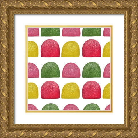 Sweet Holidays Collection I Gold Ornate Wood Framed Art Print with Double Matting by Borges, Victoria