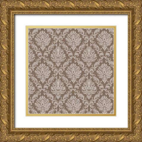 English Bunnies Collection I Gold Ornate Wood Framed Art Print with Double Matting by Parker, Jennifer Paxton