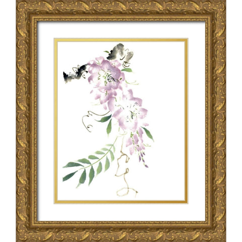 Circle of Love Gold Ornate Wood Framed Art Print with Double Matting by Parker, Nan Rae